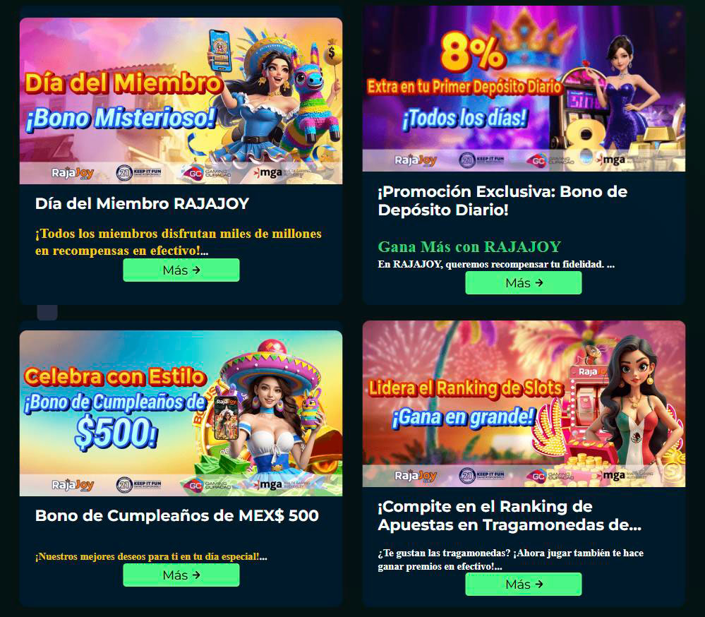 Bonificación en Rajajoy